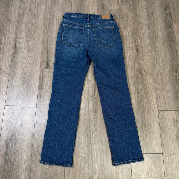 Madewell The 90s Straight Mid-Rise Jeans WMNS 27 Blue NR503 Osada Wash Snug Fit - Picture 9 of 10